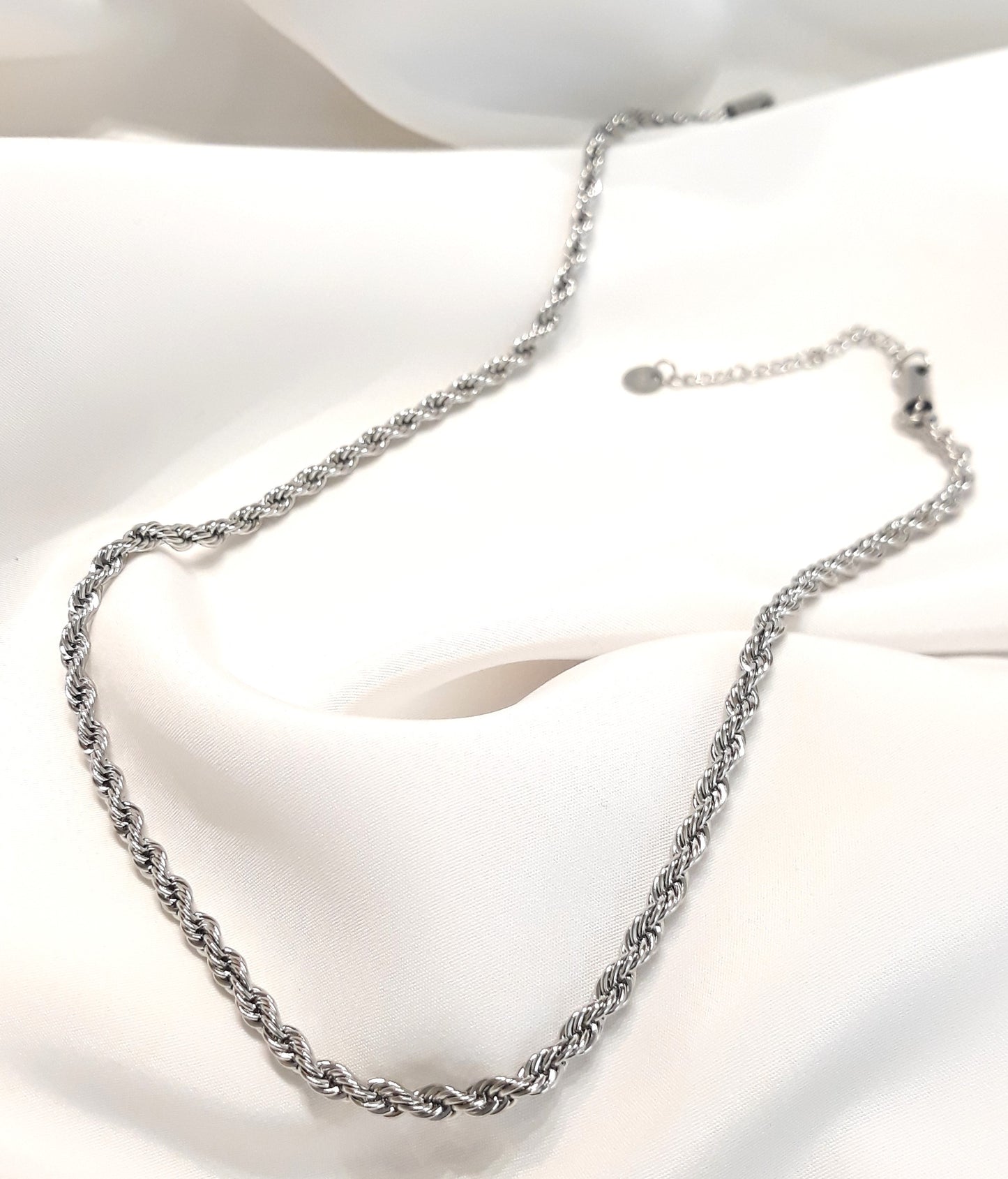 Collier argenté Plumbago