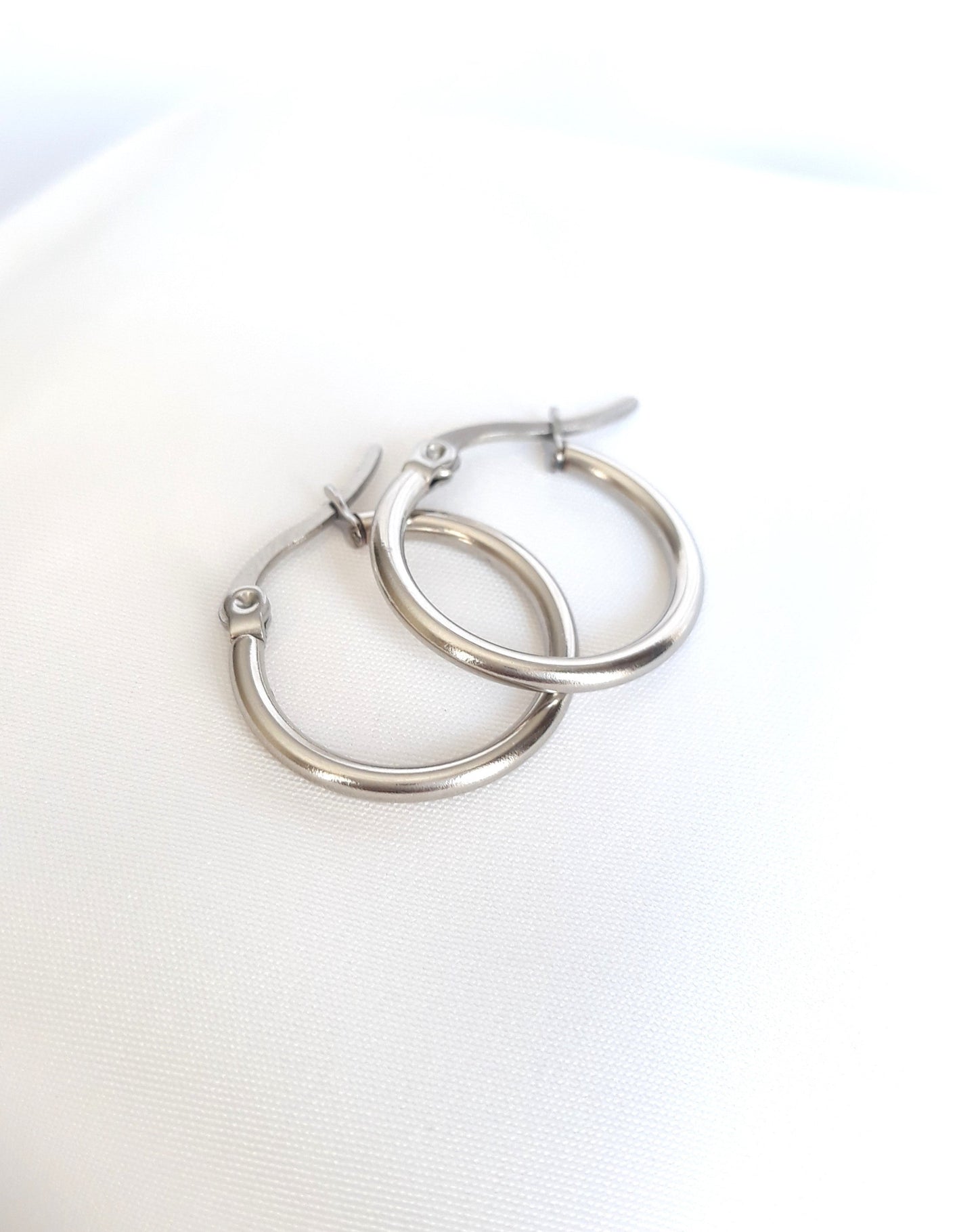Boucles d'oreilles argentées Nérine
