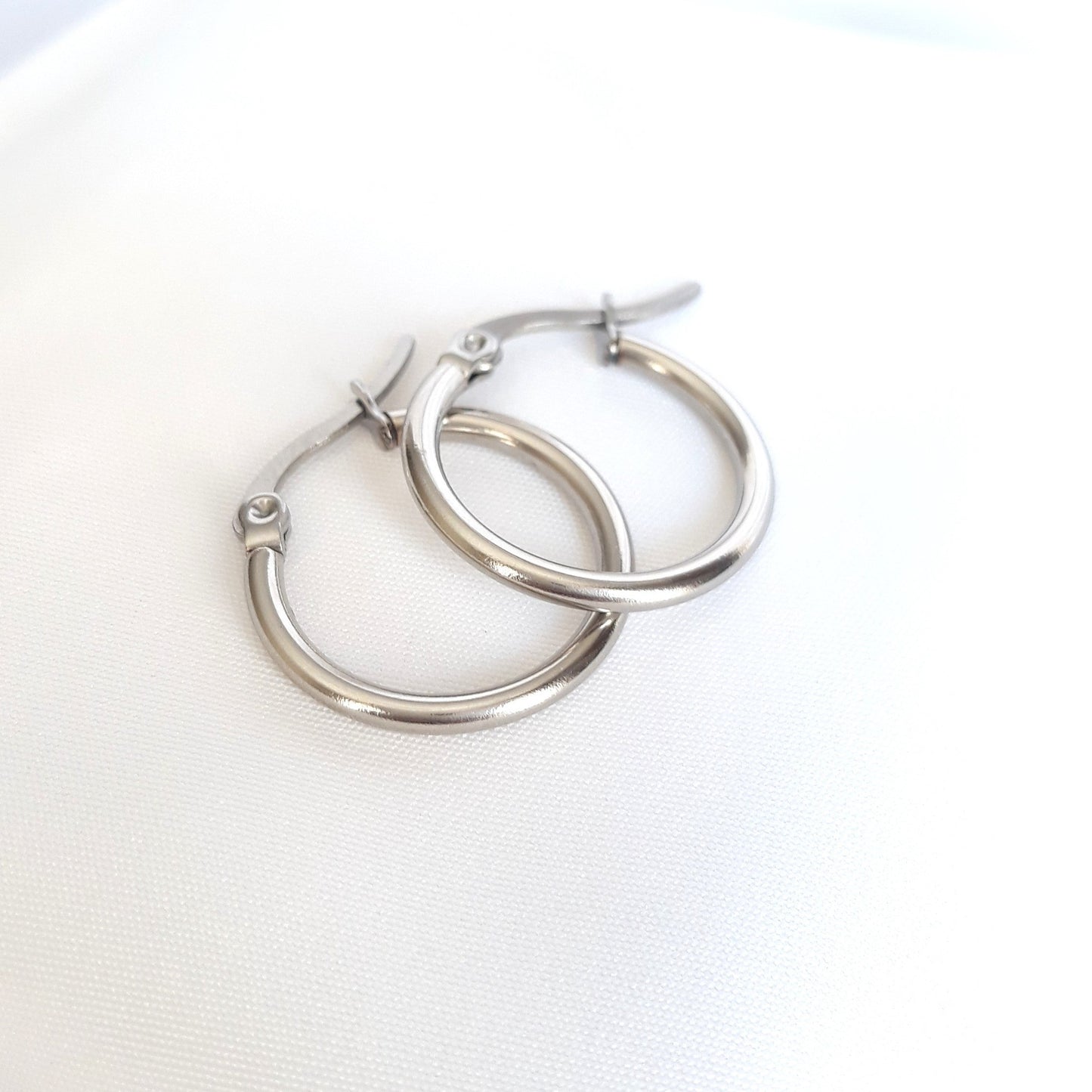 Boucles d'oreilles argentées Nérine