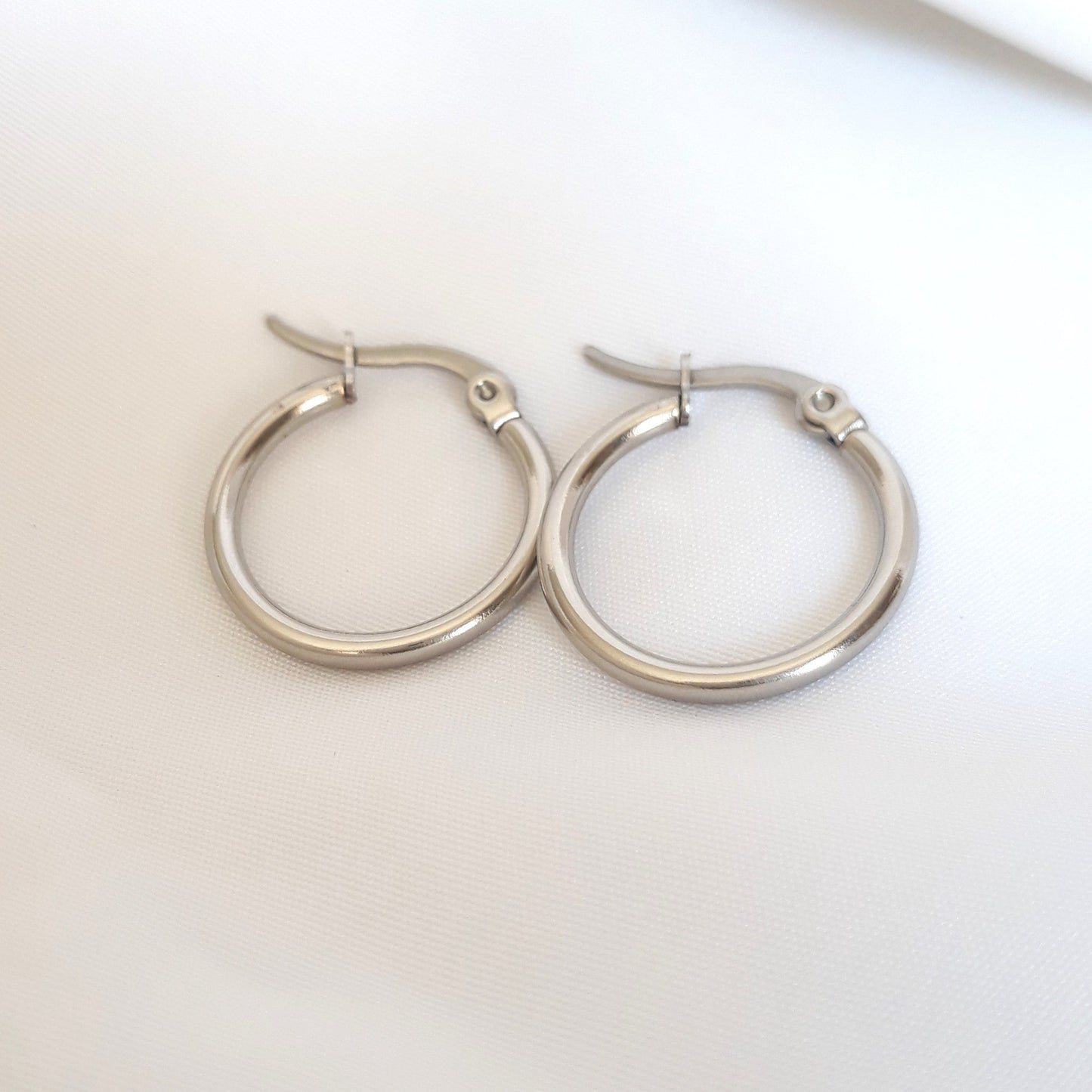 Boucles d'oreilles argentées Nérine