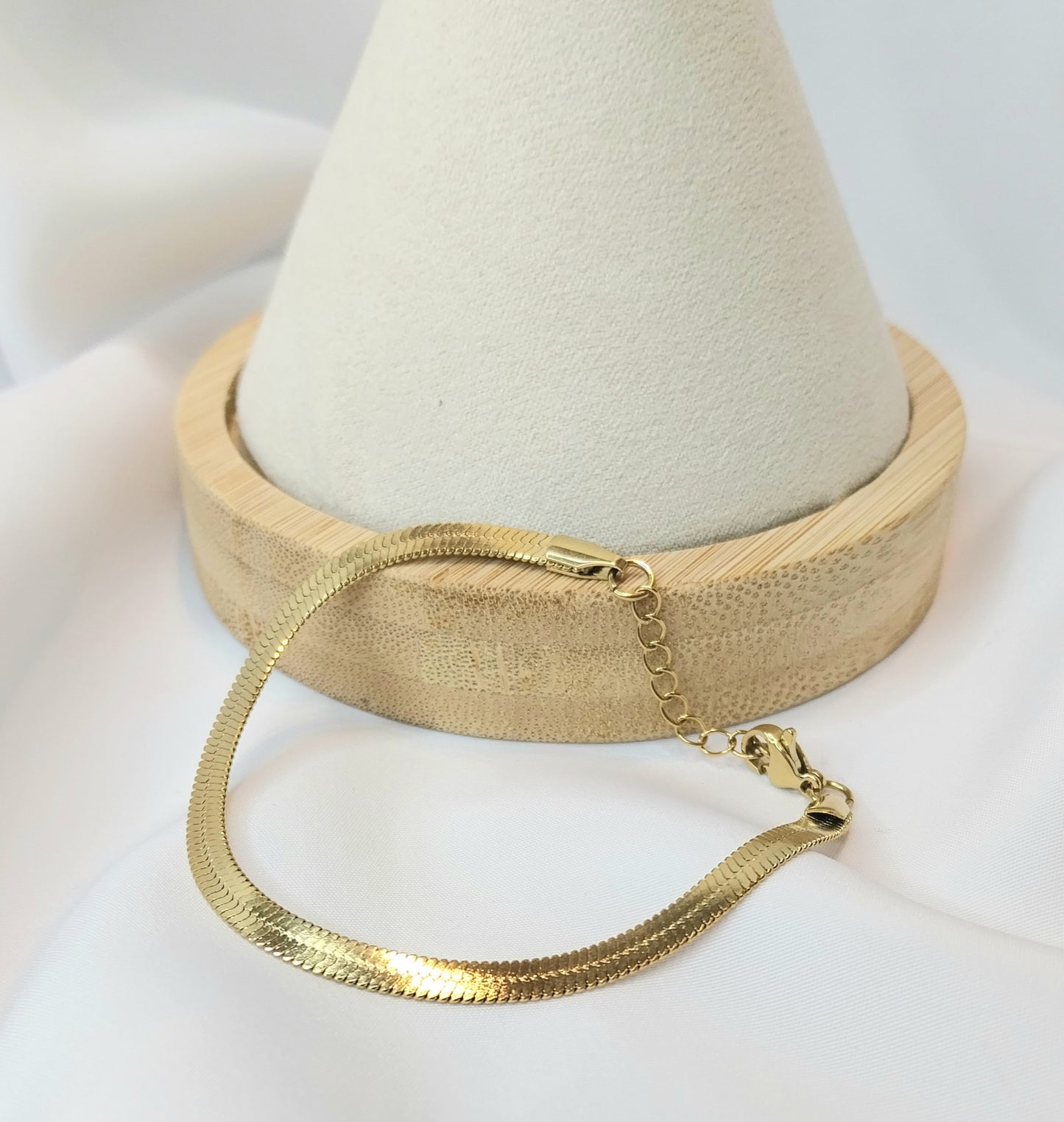 Bracelet doré Camélia