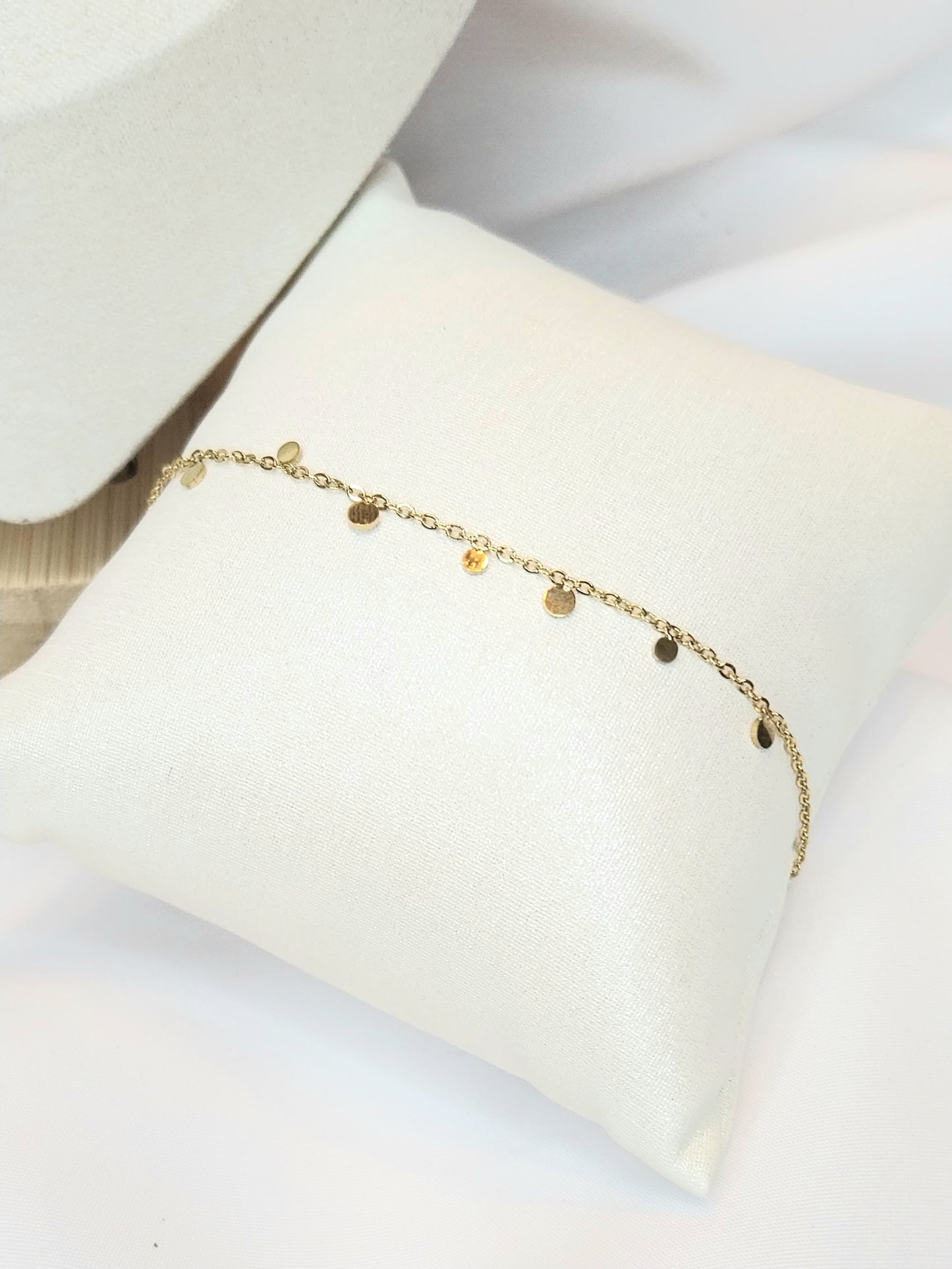 Bracelet doré Bouton d'or