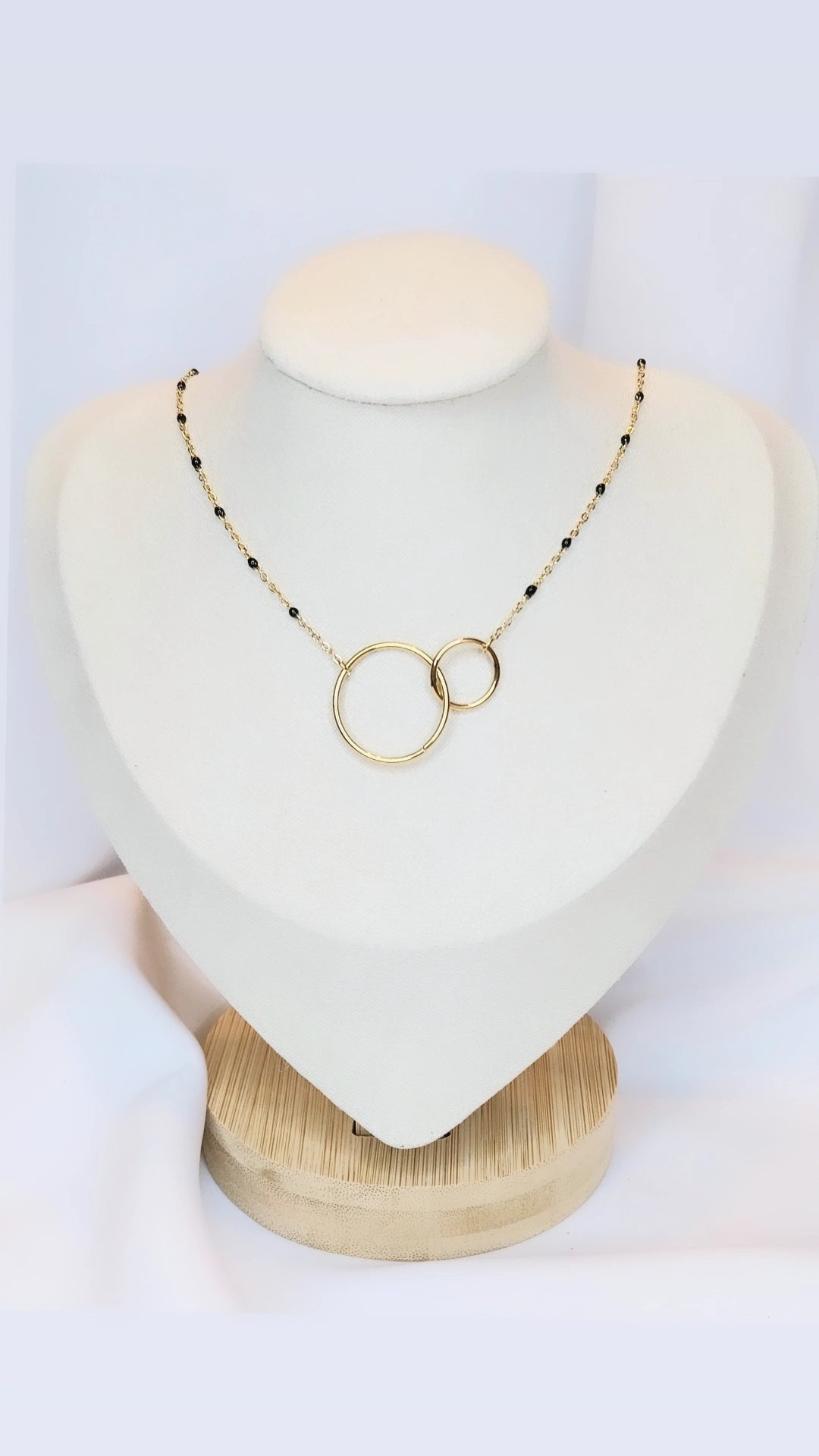 Collier doré Pois de Senteur