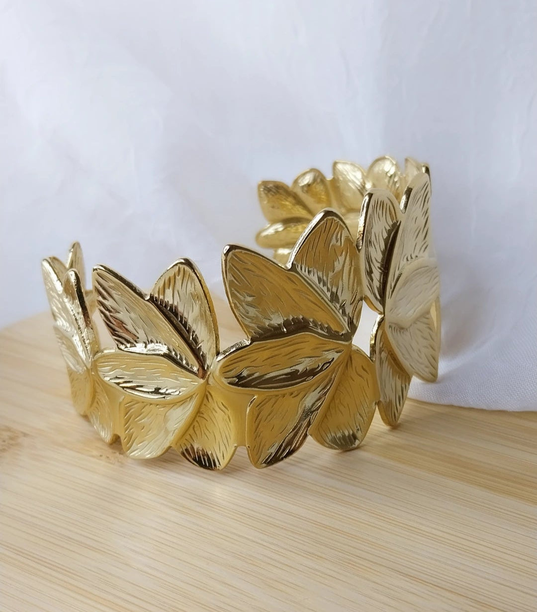 Bracelet doré Dahlia