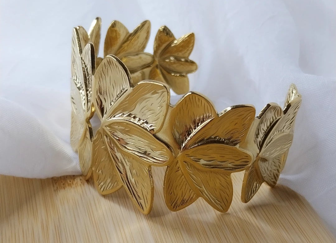 Bracelet doré Dahlia