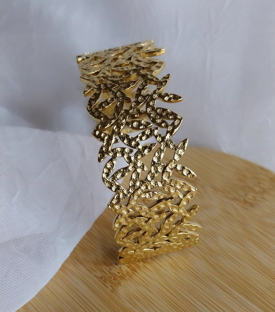 Bracelet doré Réséda