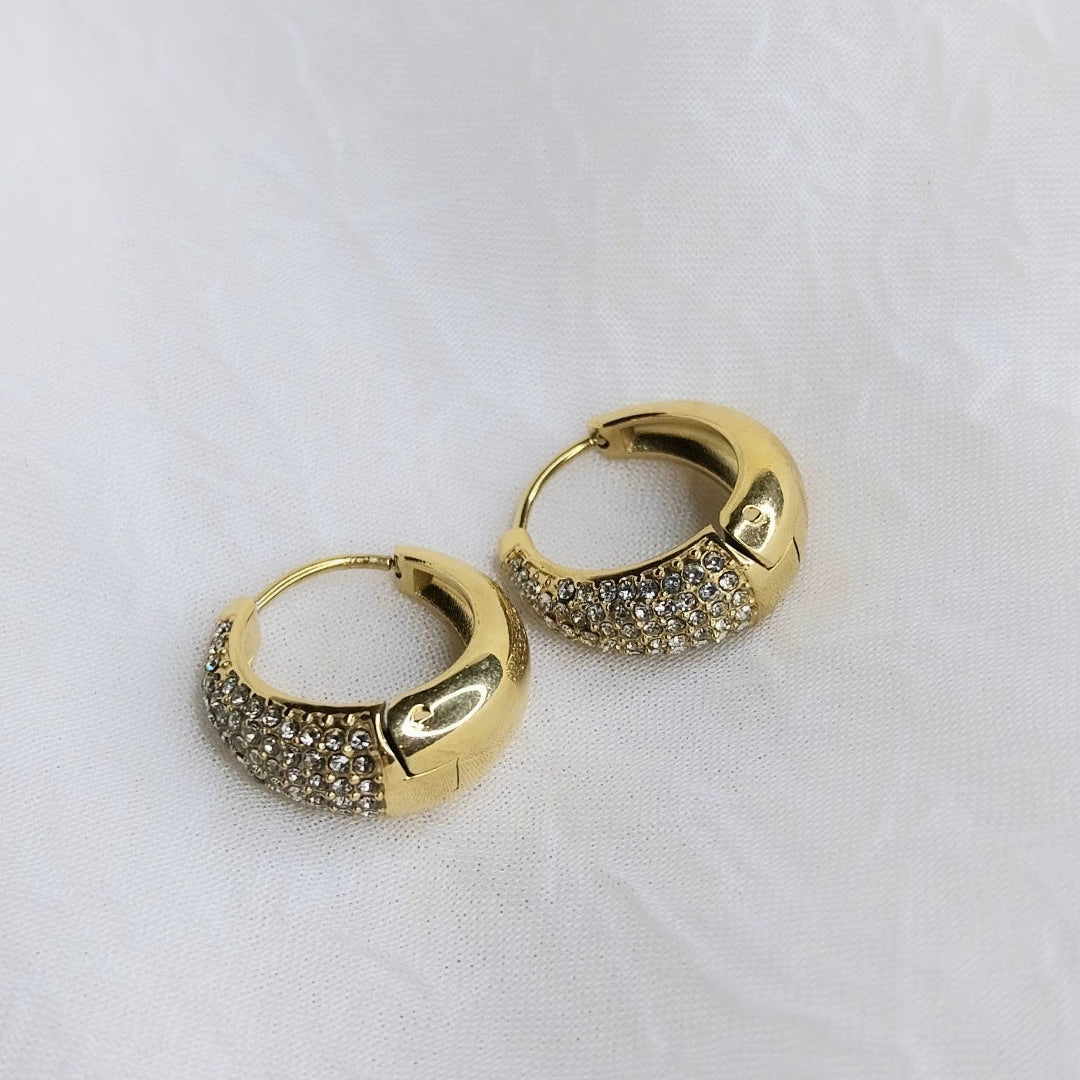 Boucles d'oreilles dorées Daphne