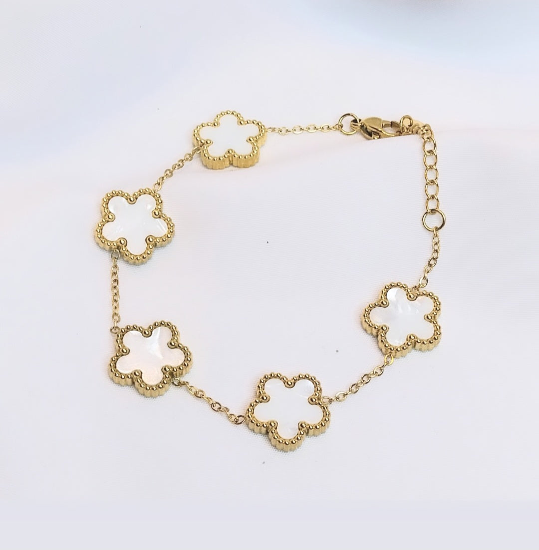 Bracelet doré La belle de nuit