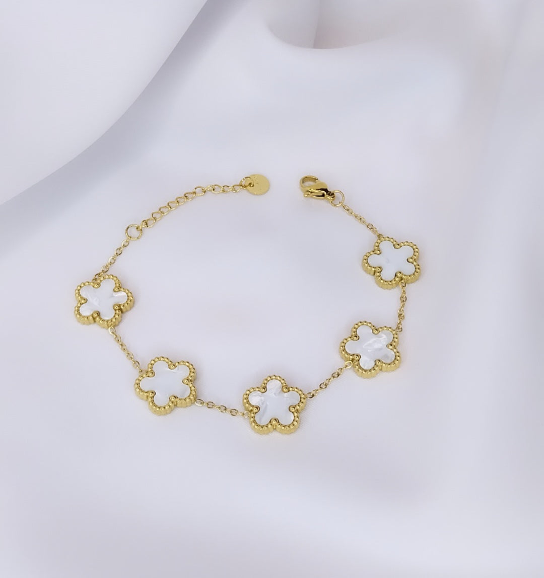 Bracelet doré La belle de nuit