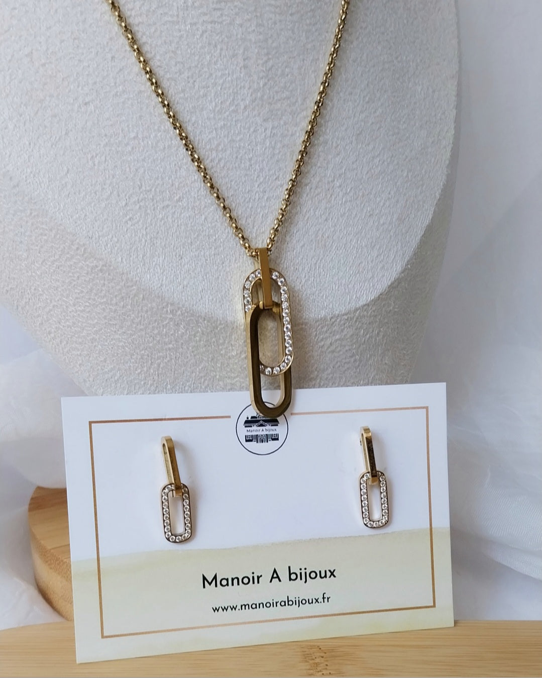 Collier doré Véronique Fleur