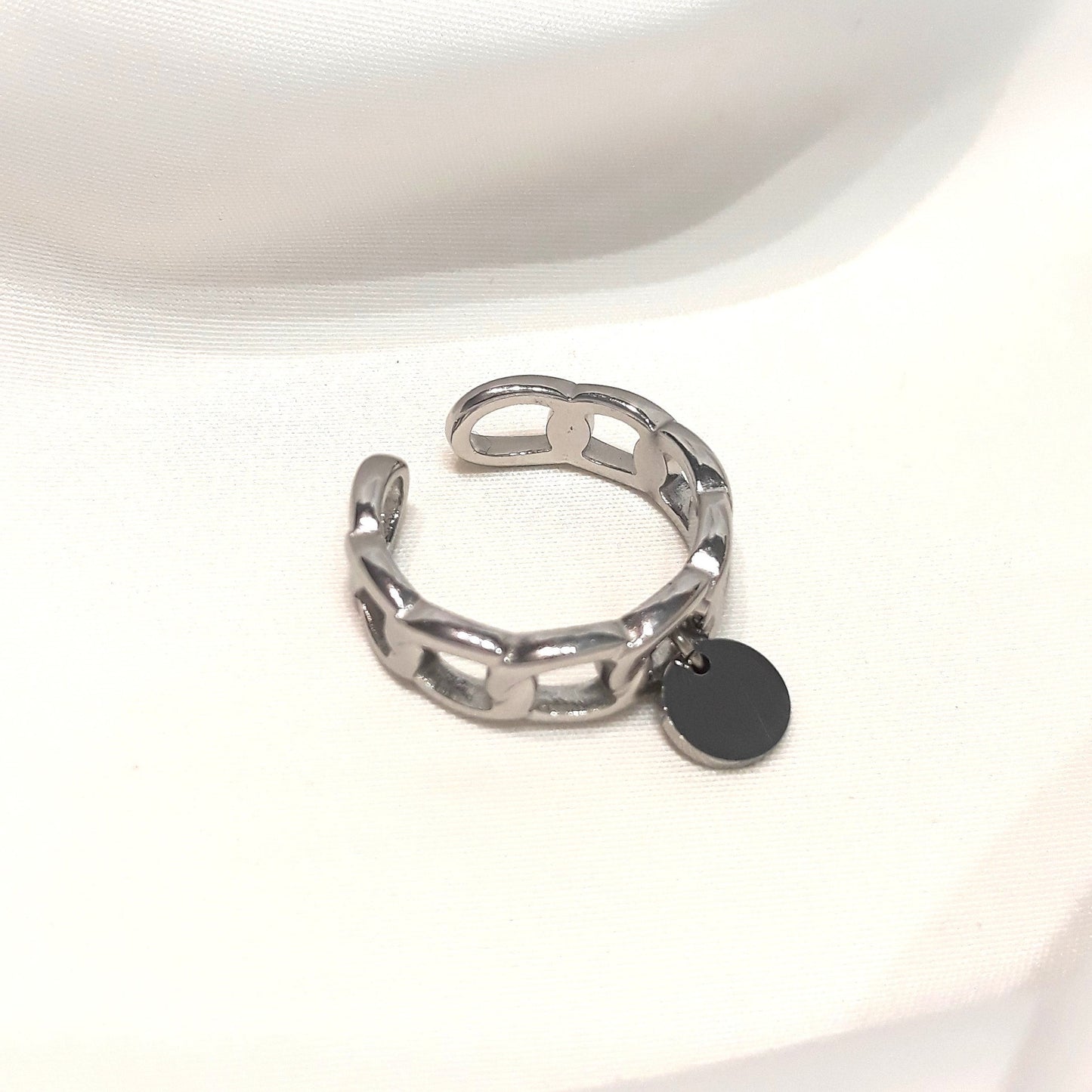 Bague argentée Nao