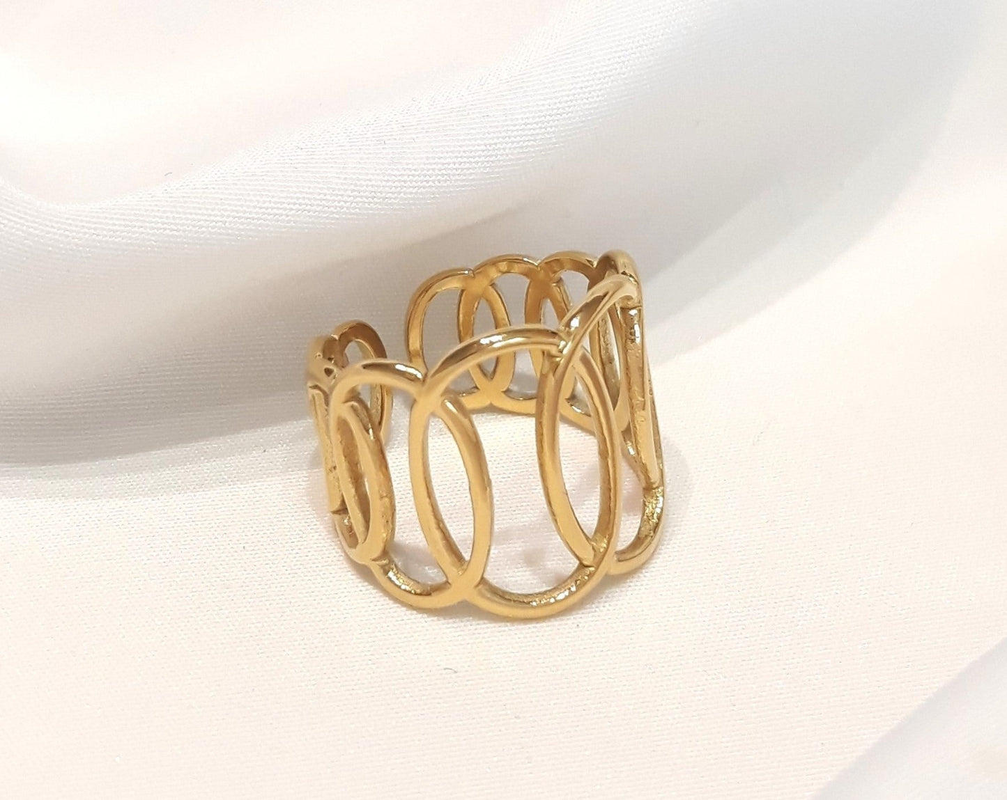 Bague argentée Élodie