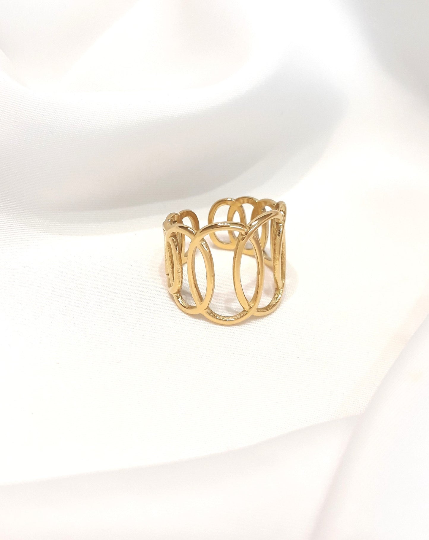 Bague dorée Élodie