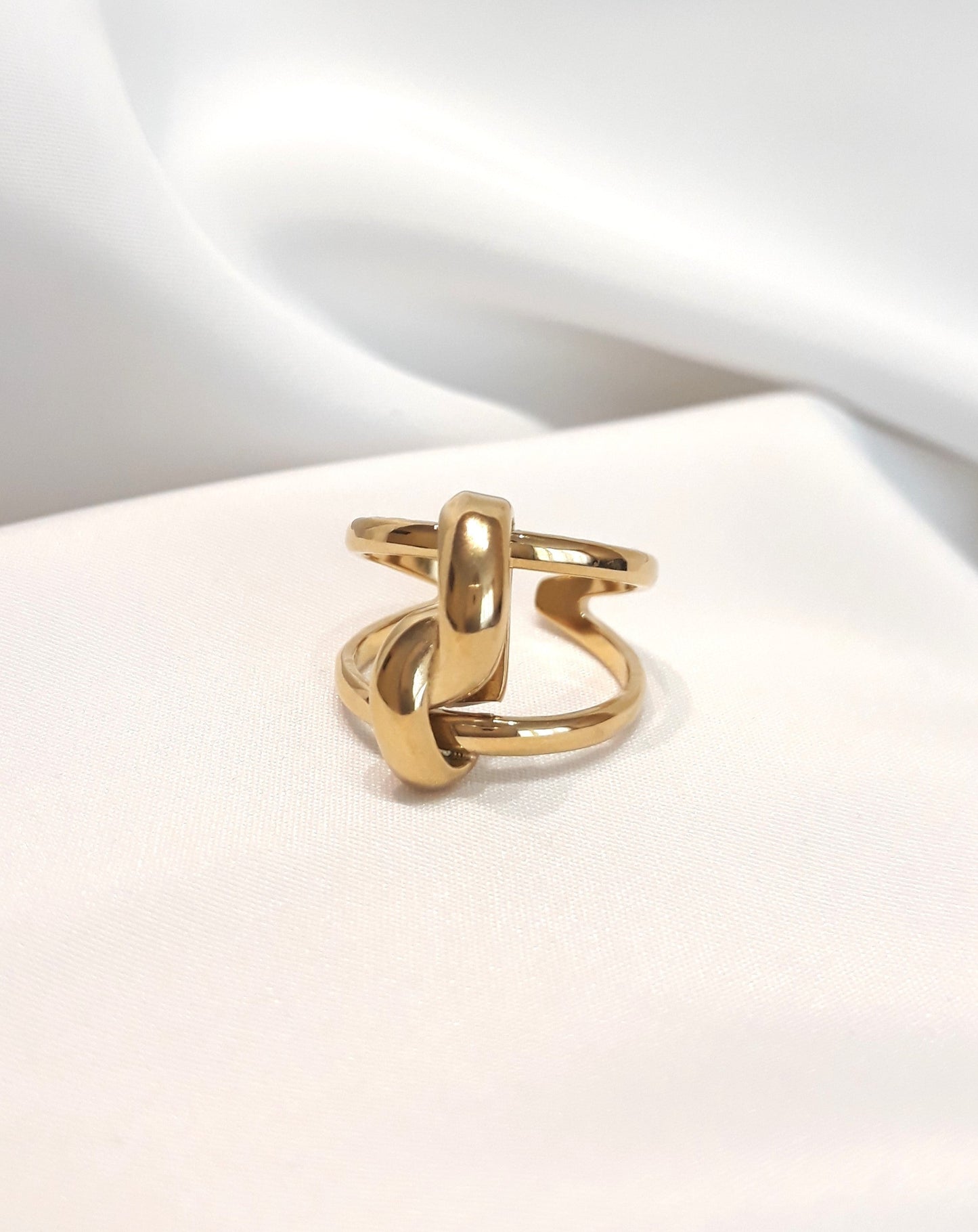 Bague dorée Azalée