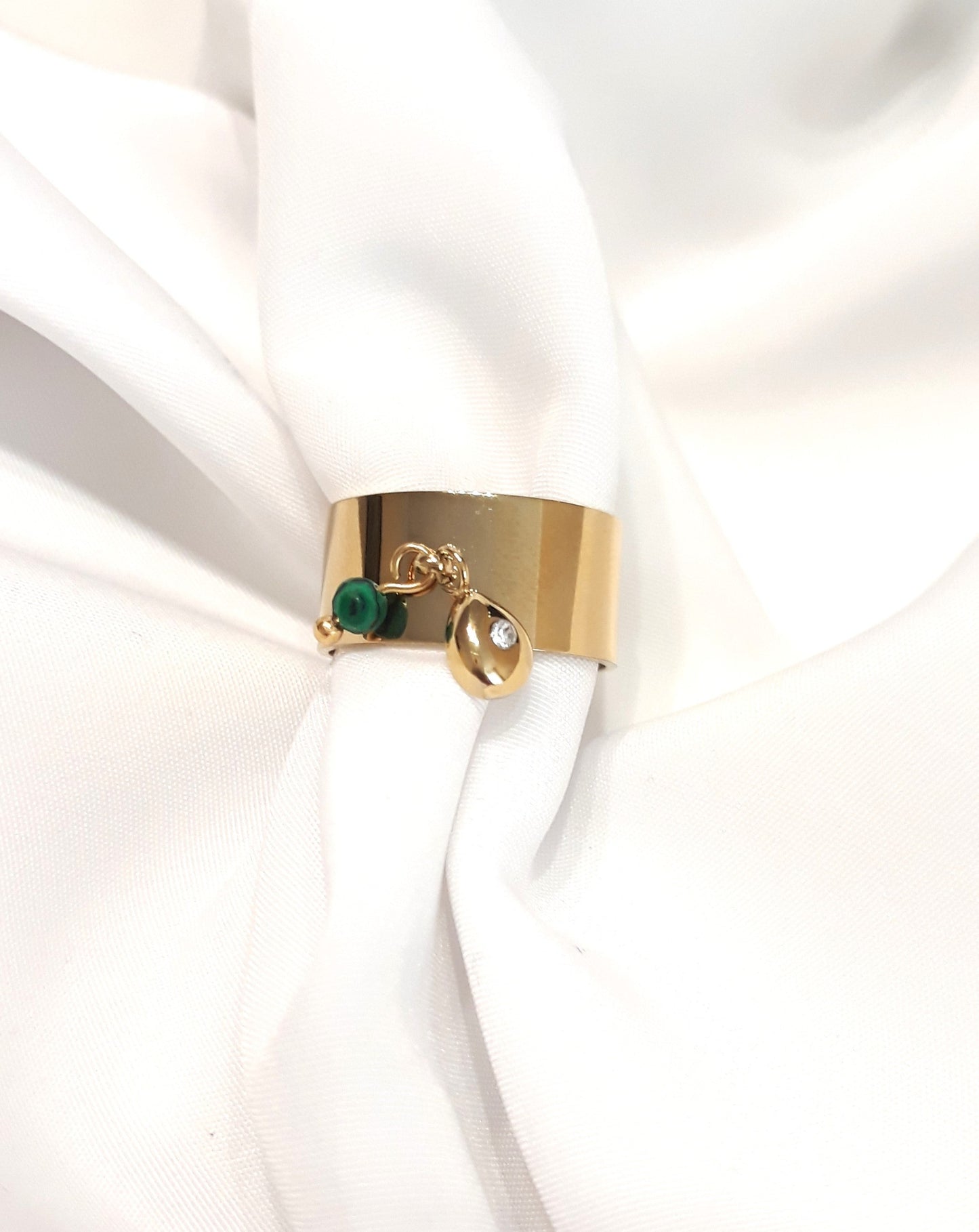 Bague dorée Alysse