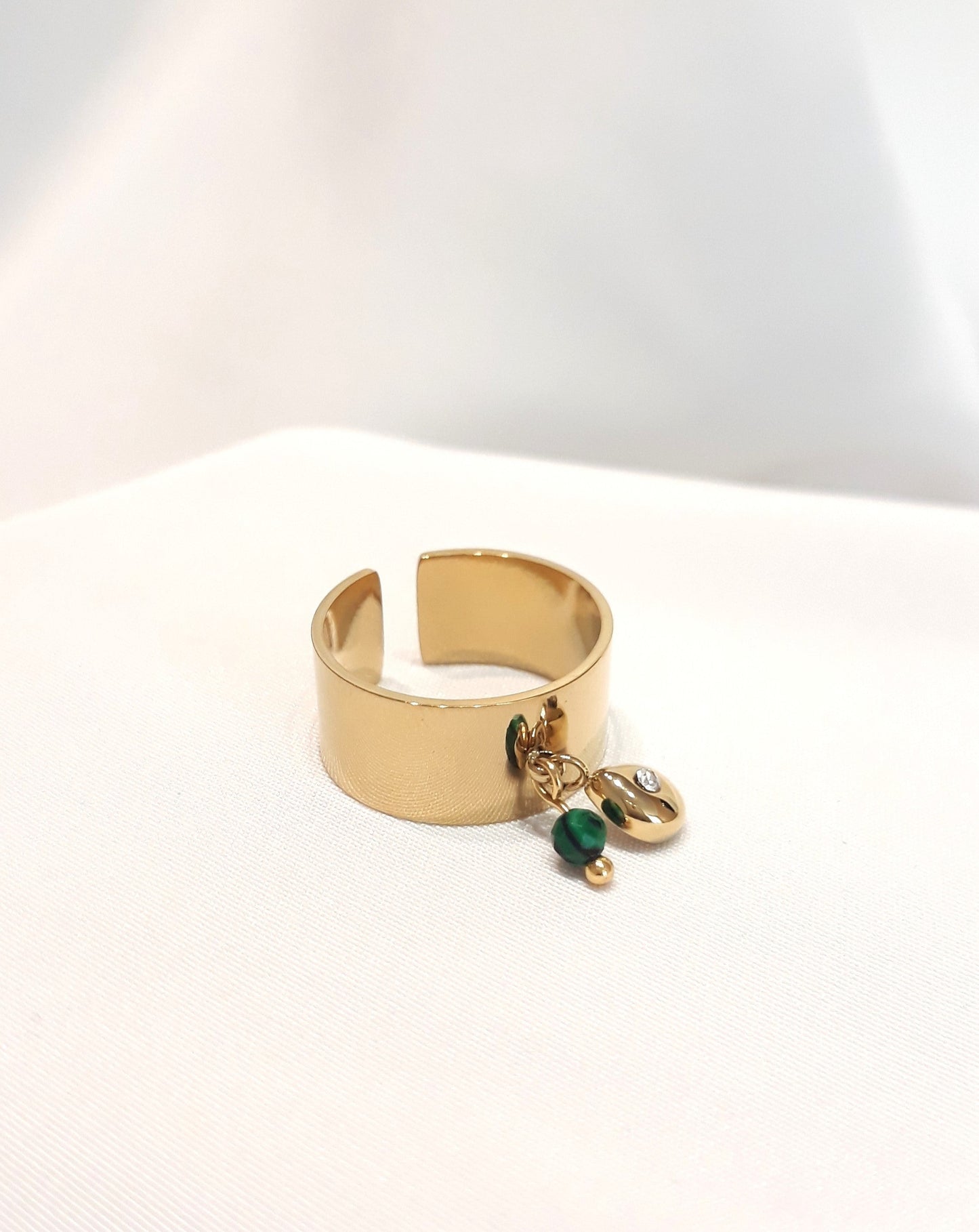 Bague dorée Alysse