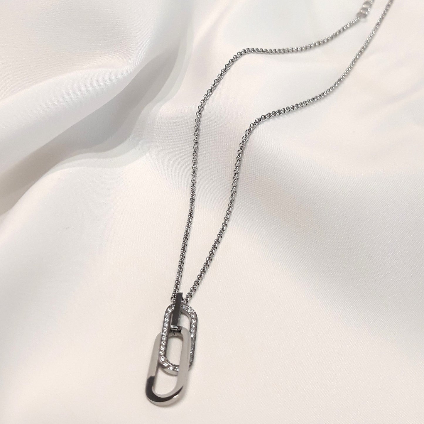 Collier argenté Véronique Fleur