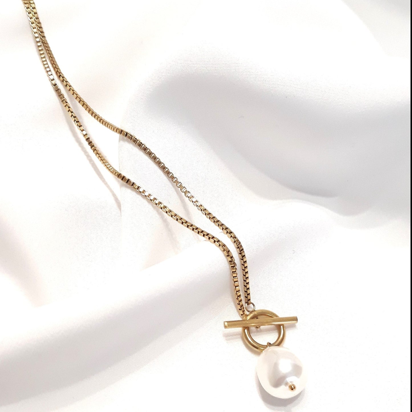 Collier doré Reine des prés