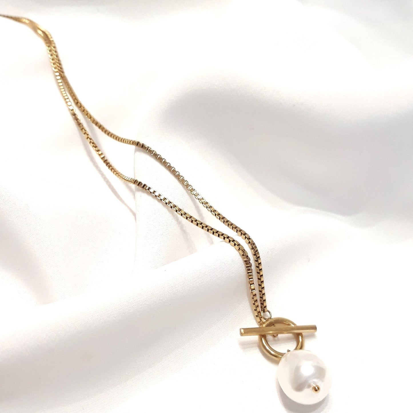 Collier doré Reine des prés