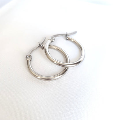 Boucles d'oreilles argentées Nérine