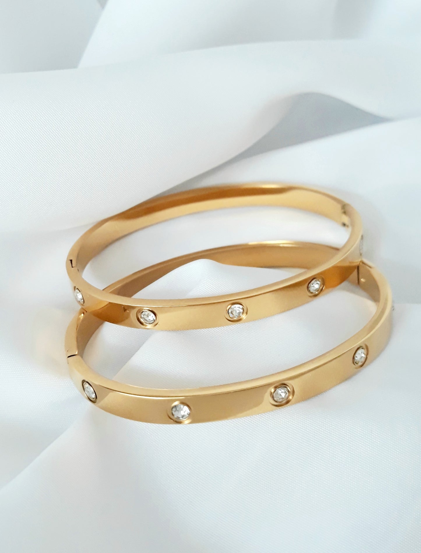 Bracelet doré Lobélia