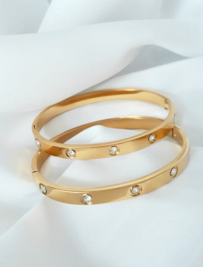Bracelet doré Lobélia