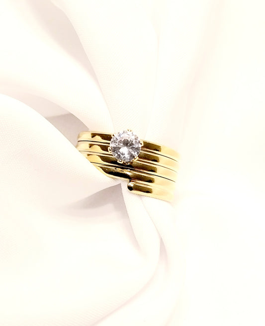 Bague dorée Wedelia