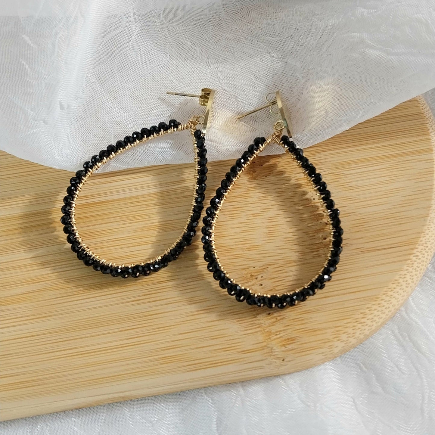 Boucles d'oreilles dorées Alto