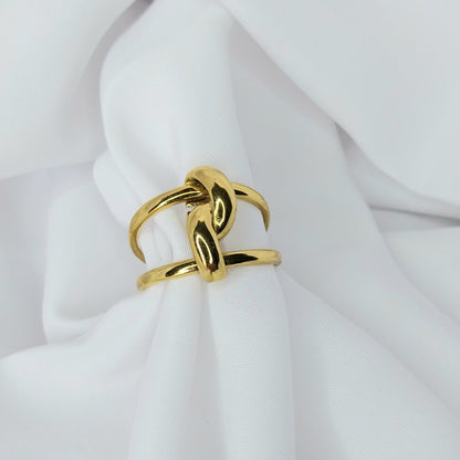 Bague dorée Azalée