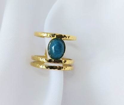 Bague Dorée Myosotis