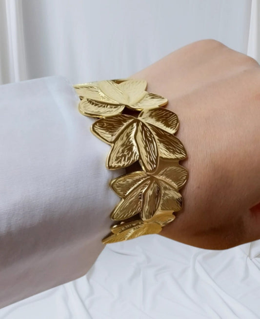 Bracelet doré Dahlia
