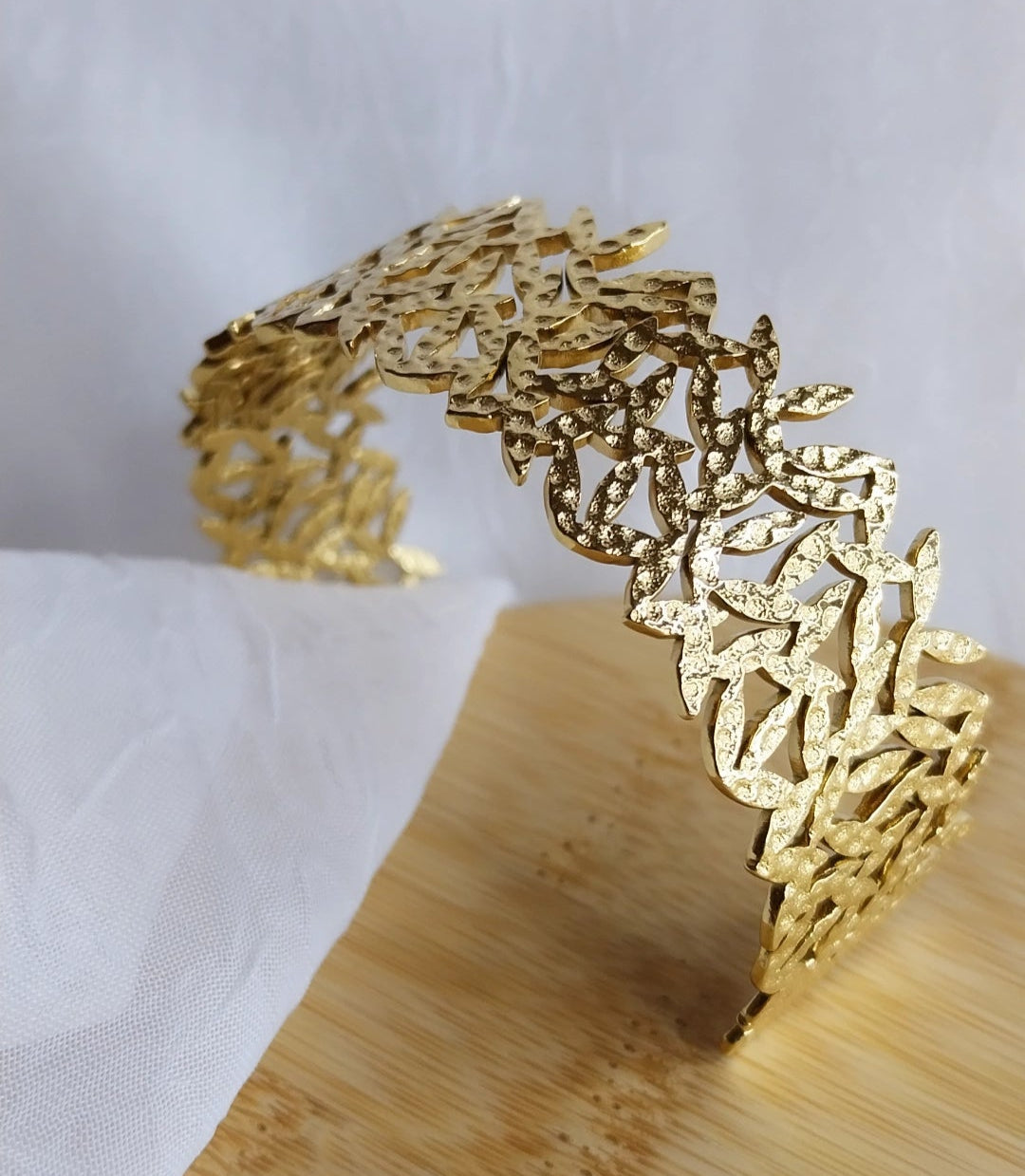 Bracelet doré Réséda