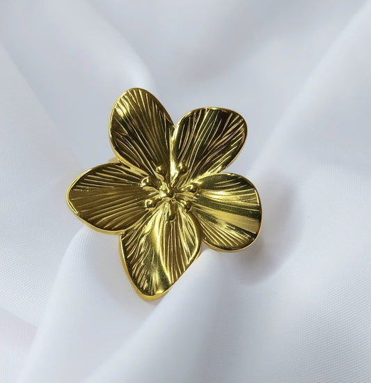 Bague dorée Wedelia