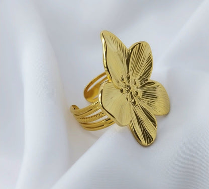 Bague dorée Wedelia