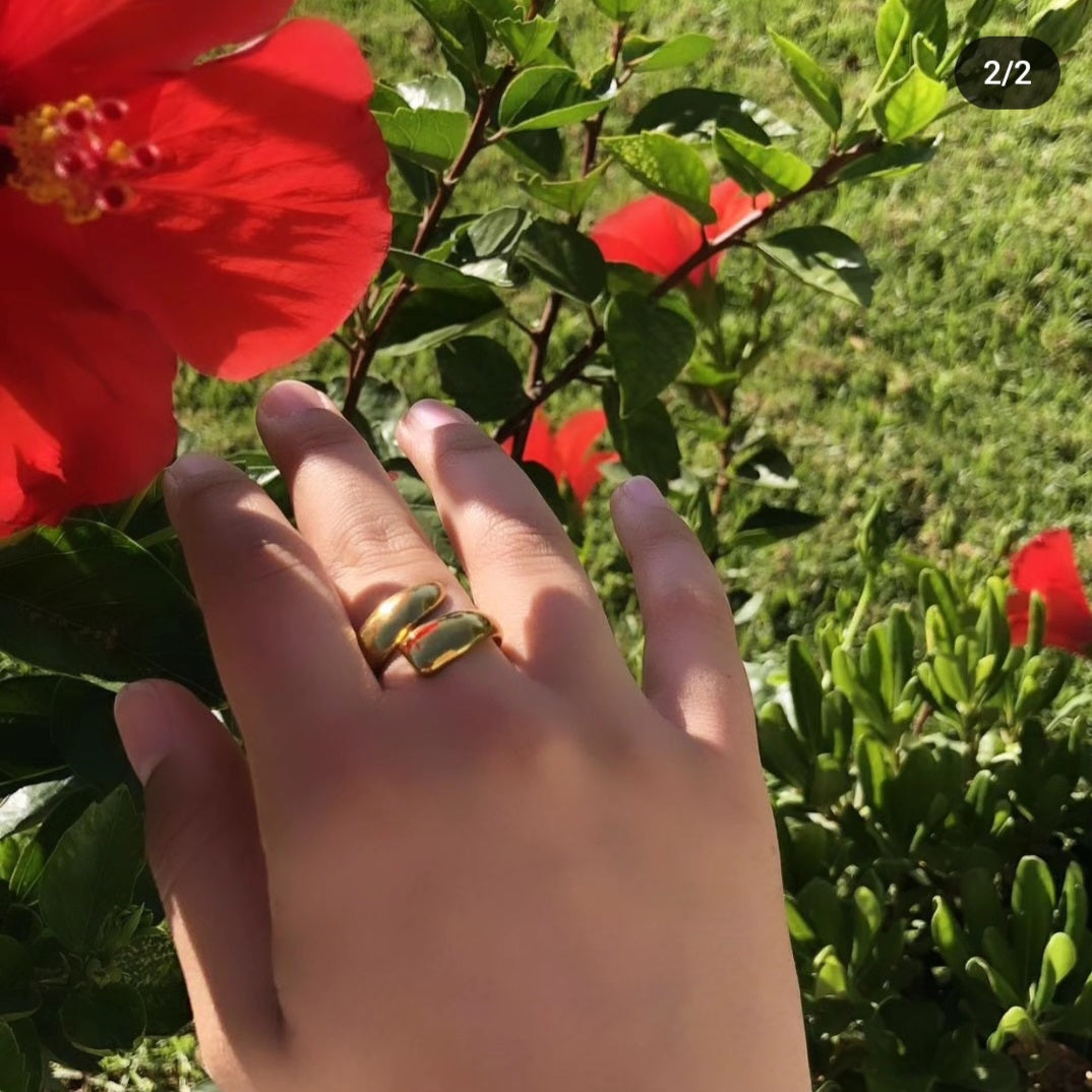 Bague dorée Capucine