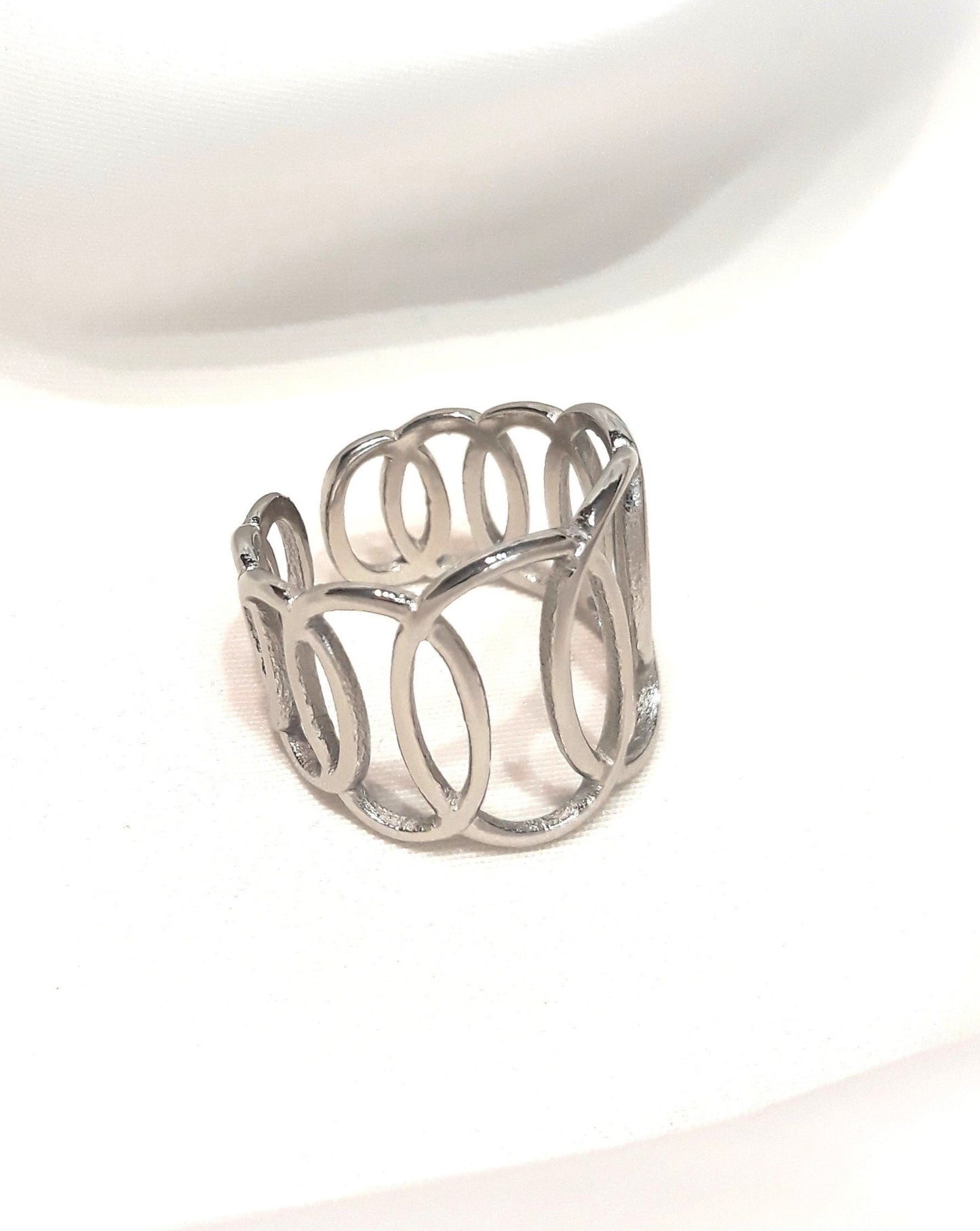 Bague argentée Élodie