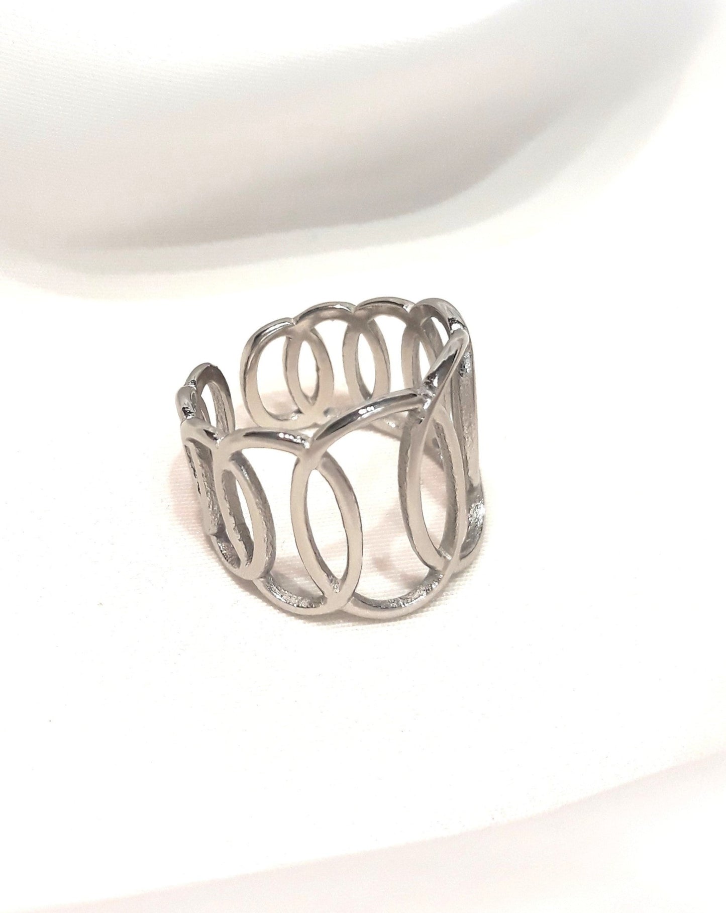 Bague argentée Élodie