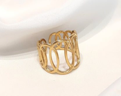 Bague argentée Élodie