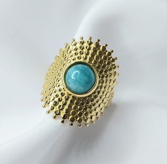 Bague Dorée Delphinium